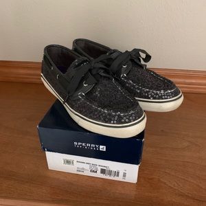 Sperry Bahama Grey Wool Sequins